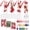 Red, variant on 376 Pcs Dried Flower Bookmark Making Kit, DIY Bookmark Laminating Pouches with Tassels and Puncher DIY Project Gifts for Women Night Out Craft Book Lovers (Boho Color,2 x 6 Inch)