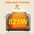 thumbnail image 4 of 2 Slice Toaster Touch Screen, Stainless Steel Toasters Digital Timer 2 Slot Toasters, 8 Shade Settings 6 Bread Types for Bagel, C, 4 of 9