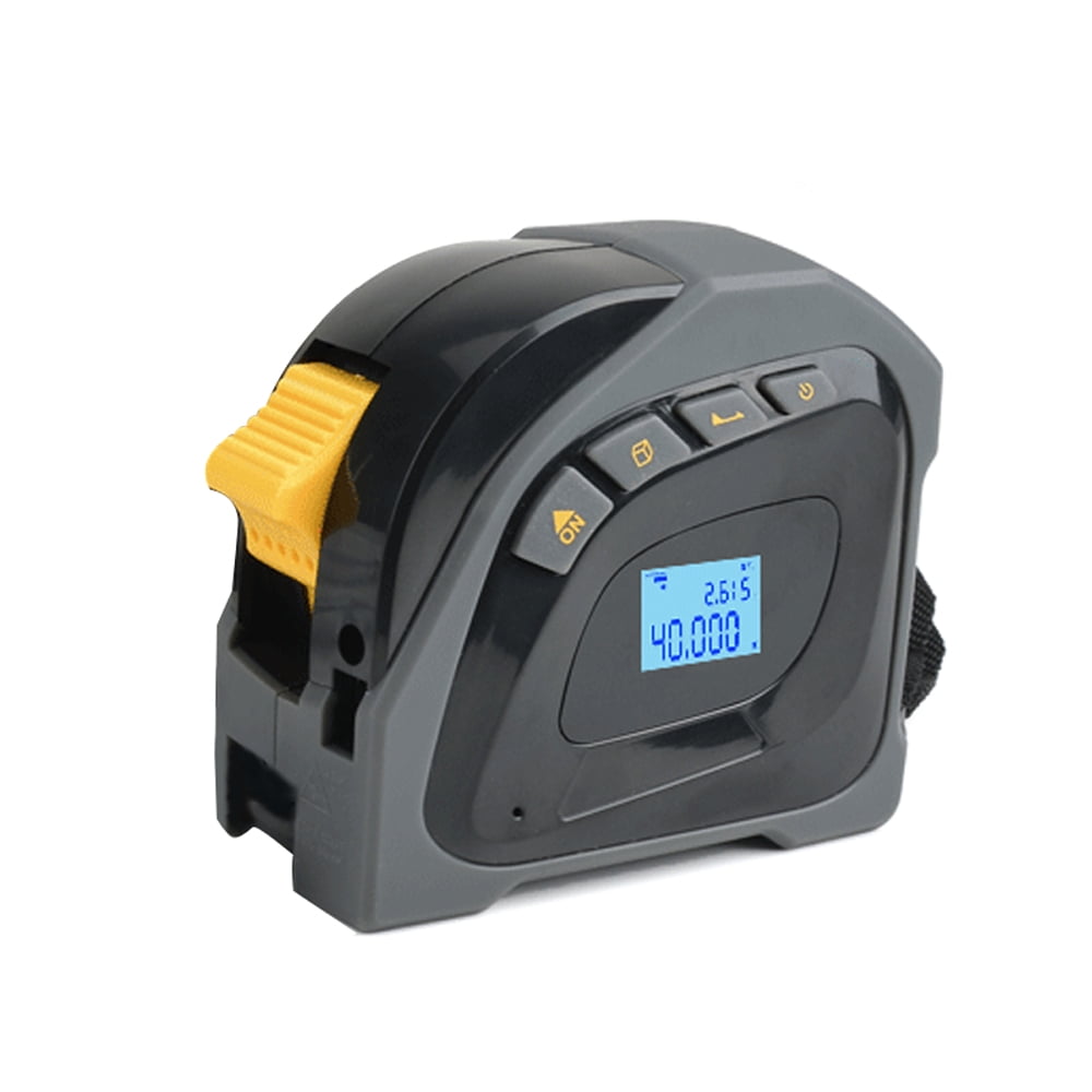 Docooler 2in1 Rangefinder 5m Tape Measure Ruler LCD Display with