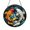 Acrylic 3.5 Inch, variant on Twin Fish Ocean Stained Glass Suncatcher Window Hanging, Marine Round Glass Art Panel, Coastal Inspired Decorative Window Decor