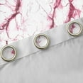 thumbnail image 4 of Castle Fairy Boys Girls Abstract Gradient Marble Black Out Curtains,Stone Pattern Curtains Pack of 2 (42x63 Each),Pink White Bedroom Curtains,Breathable Home Decor, 4 of 6