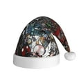 thumbnail image 7 of Saiise The Binding of Isaac Christmas Hat,Santa Hat,Xmas Holiday Hat for Adults,Unisex Velvet Classic Santa Hat for Xmas New Year Party Headwear, 7 of 7