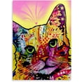 thumbnail image 2 of Dean Russo 'Tilt Cat' Floating Brushed Aluminum Art, 2 of 4