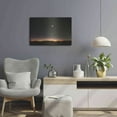 thumbnail image 6 of Luxe Metal Art 'Moon North Star' by Thomas Haney, Metal Wall Art, 24"x16", 6 of 8
