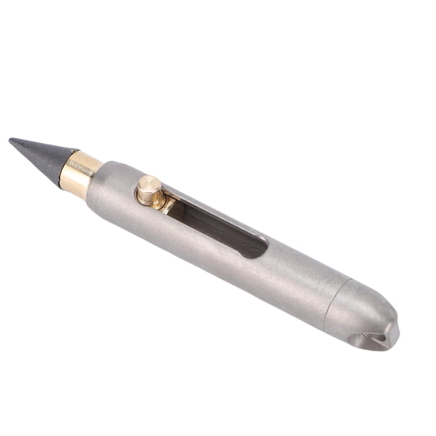 Lápiz Ti Llavero Bolígrafo Retráctil Portátil Eterno Lápiz De aleación De Grafito Mini Herramienta De Escritura Para Bocetos Dibujo Escritura Con 2 Puntas