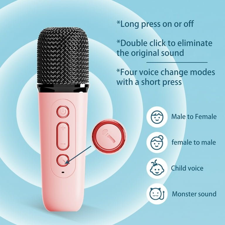 Kids Karaoke Machine for Girls Boys with 2 Microphones Toddler