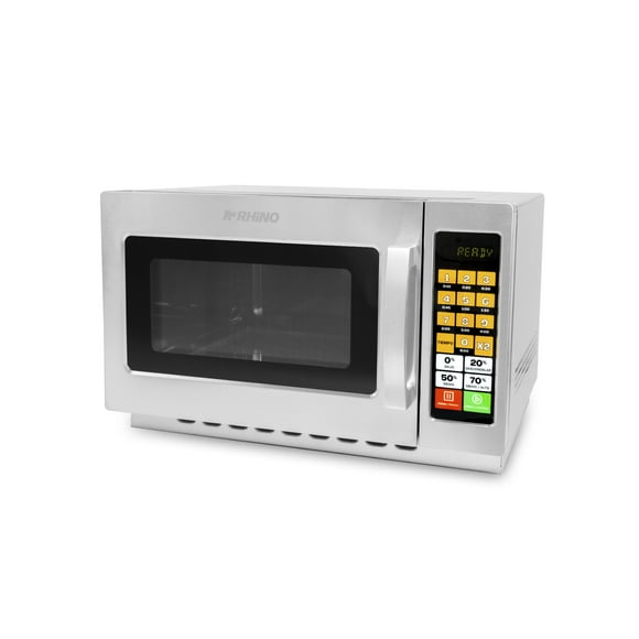 Microondas industrial digital Rhino, 1000W de potencia, 1.2 pies cúbicos, acero inoxidable, control preciso y máxima eficiencia, HOMIC-12D