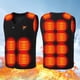 thumbnail image 2 of Chaleco calefactor eléctrico unisex 3 niveles de calefacción plegable para caza deportiva senderismo, 2 of 9
