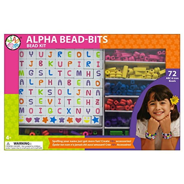 Bead Bazaar 1551 Alphabet Bead Bits Playset
