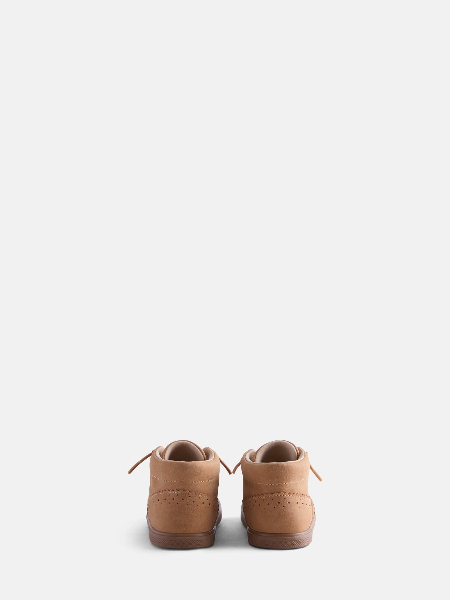 Wonder Nation Infant Boys' Faux Suede Brogue Booties