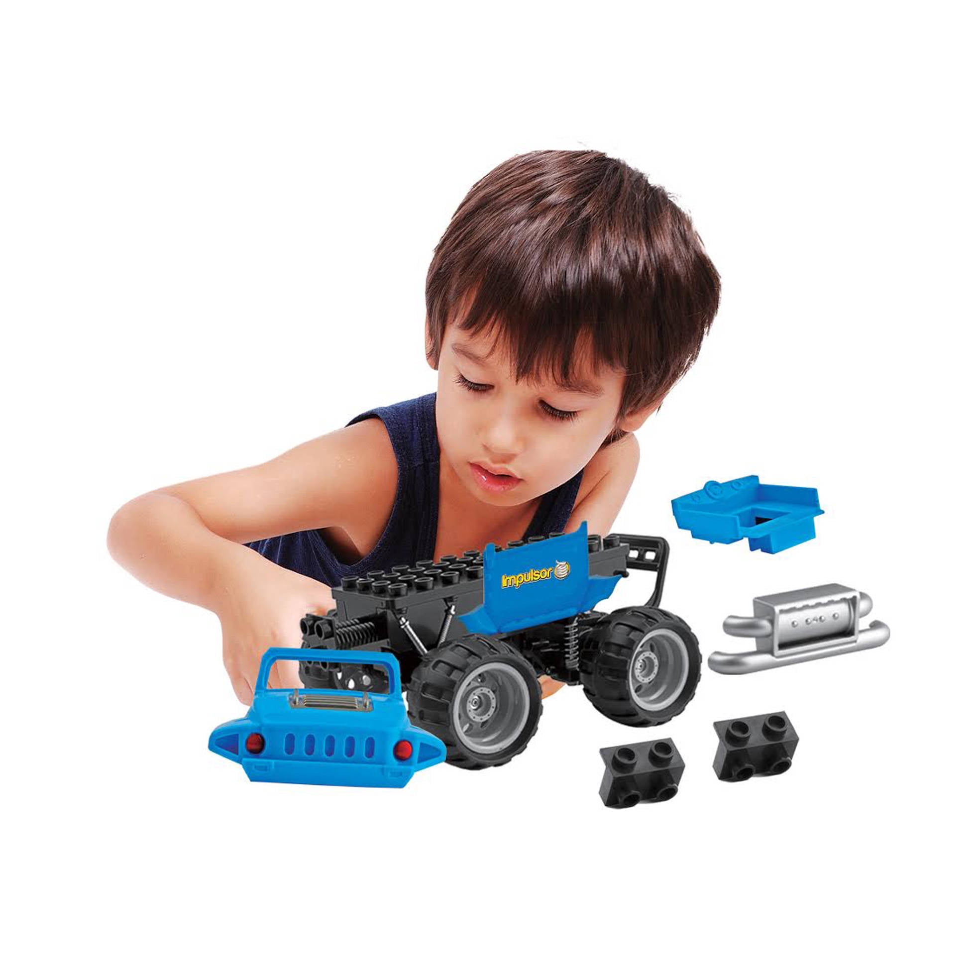 Ninco Kid Racers Build-Your-Own Impulsor RC Car - Blue