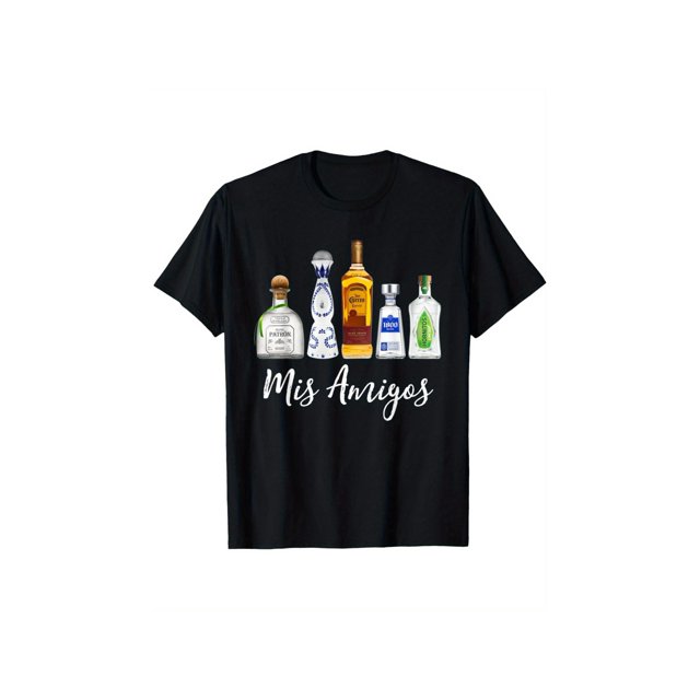 Camiseta sarcástica y divertida para hombre Mis Amigos Tequila