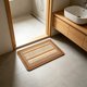 thumbnail image 1 of Alfombrilla antideslizante para baño, absorbente, con patrón decorativo, lavable a máquina, de 60x40 cm para baño, dormitorio, entrada., 1 of 6