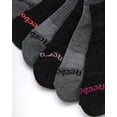thumbnail image 4 of Pack de 12 calcetines Reebok No Show para mujer, acolchados, tallas 4-10, color gris, 4 of 7