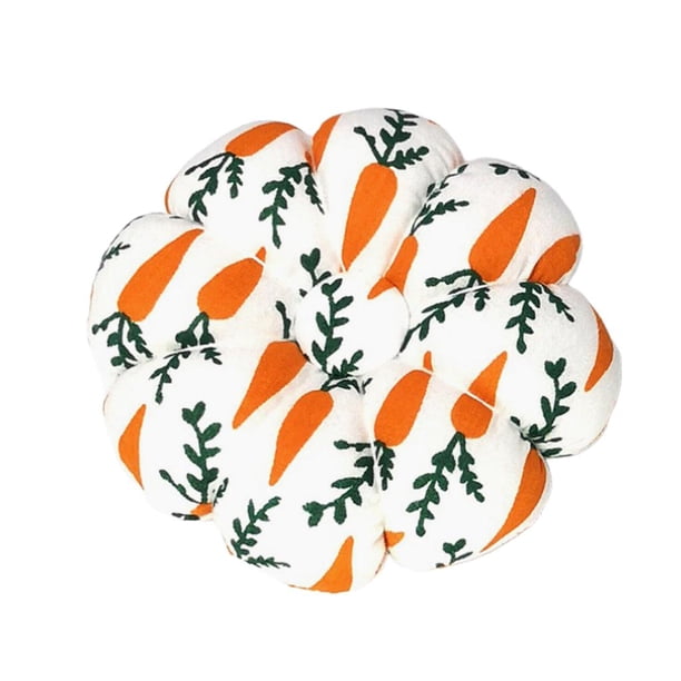 Preciosos cojines con pasador de correa para la muñeca, alfiletero de costura con forma de calabaza, tela de suave para punto de cruz, accesor Estilo 1 Soledad Cojín de alfiler para muñeca