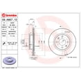 thumbnail image 2 of Par de Discos Ventilados Delanteros BREMBO GRAND I10 2015 al 2017 L4 1.3L, 2 of 5
