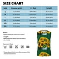thumbnail image 6 of Balery Sunflowers in Bucket Men's Sleeveless Muscle Shirts Workout Tank Top, Moisture Wicking, Odor Protection-X-Large, 6 of 8
