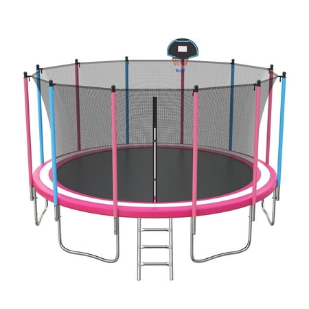 16 FT Outdoor Trampoline for Kids and Adults