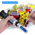 thumbnail image 2 of Portable 3 In 1 Hand Held Grape & Alcohol Wine Refractometer (, Baume and W25V/V Scales), 2 of 6