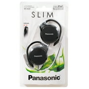 Panasonic RPHS46 Black Clip Lightweight Stereo Wired On Ear Headphone With Ultra Slim Housing