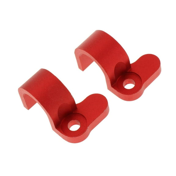 CNC Rear Brake Line Wire Cable Hose Clamp Holder for CRF250L - Red, as described