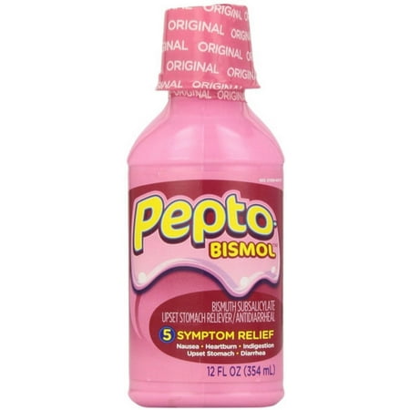 Pepto-Bismol Liquid Original 12 oz (Pack of 6)