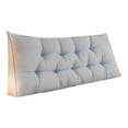 thumbnail image 1 of BKER Triangular Headboard Pillow Bolster Cushion For Bed Backrest Support Comfortable Decorative Room Sofa Chair Soft Polyester Filling 100x50cm, 1 of 3