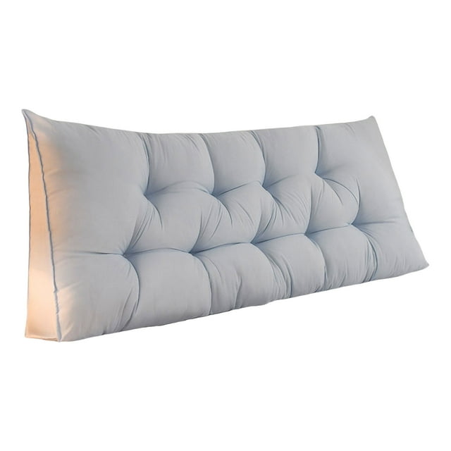 BKER Triangular Headboard Pillow Bolster Cushion For Bed Backrest Support Comfortable Decorative Room Sofa Chair Soft Polyester Filling 100x50cm