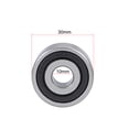 thumbnail image 4 of Uxcell 0.39'' x 1.18'' x 0.56'' Angular Contact Ball Bearing Sealed Bearing Stamping Steel Silver Tone 2pcs, 4 of 4