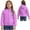 Purple, variant on iiniim Kids Boys Girls Winter Coats Windproof Lightweight Puffer Jacket Down Coat Outerwear 3-16 Pink 3-4