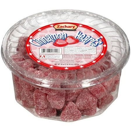 Zachary: Gummies Cinnamon Hearts, 26 Oz