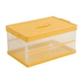 thumbnail image 3 of Foldable Storage Box, Large Capacity Trunk Organizer  For Home Car Outdoor Travel Yellow, 3 of 8