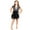 Black, variant on Disney Nightmare Before Christmas Jack Skellington Big Girls Cosplay Dress Toddler to Big Kid