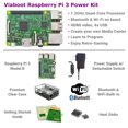 thumbnail image 2 of Viaboot Raspberry Pi 3 Power Kit with Premium Clear Case, 2 of 6