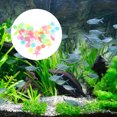 ITSELFER 50pcs Aquarium Stones Glow In The Dark Stones Aquarium Ocean
