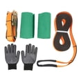 thumbnail image 2 of Kit de slackline con línea de entrenamiento, kit de slackline de 15 m/49 pies con kit de slackline Funcionamiento suave de la slackline, 2 of 14