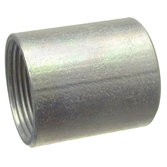 Halex 64015 Rigid Conduit Coupling, 1-1/2 in Threaded, 2.15 in OD, Steel, Galvanized