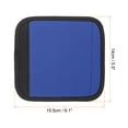 thumbnail image 2 of Unique Bargains Luggage Handle Wrap, 4 Pack Neoprene Handbag Grip Cover Protector Identifier with Hook and Loop, Dark Blue, 2 of 5