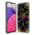 thumbnail image 3 of MUNDAZE Samsung Galaxy A31 Shockproof Clear Hybrid Protective Phone Case Mandala Geometry Abstract Dragon Pattern Cover, 3 of 5