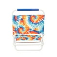 thumbnail image 4 of Mainstays Folding Beach Sand Chair, Tie Dye, 4 of 10