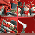 thumbnail image 4 of Festive Design Merry Christmas New Year Background Decor Snowman Holiday Banner for Celebration Indoor Decoration Party, 4 of 9
