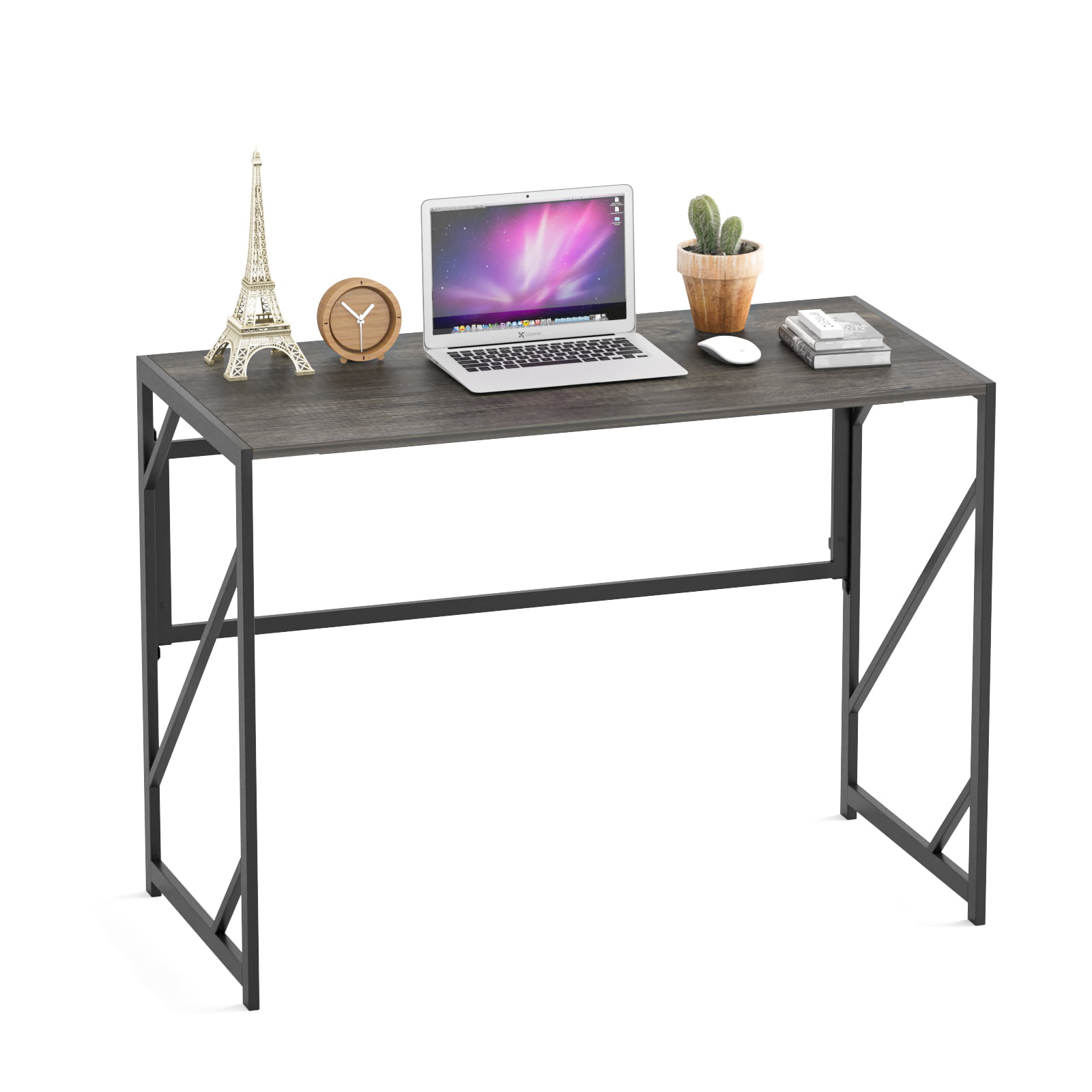 Elephance Folding Computer Desk Simple Study PC Laptop Wood Table Home  Office
