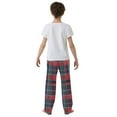 thumbnail image 5 of FORMRS Kids Pajama Pants with Pockets Size 13-14Y Boys Lounge Sleep Bottoms, Warm Tartan Mosaic, 5 of 8