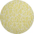 thumbnail image 2 of Addison Rugs Mayfield Premium Machine Washable Transitional Geometric Yellow Round Rug, 8' x 8', 2 of 5