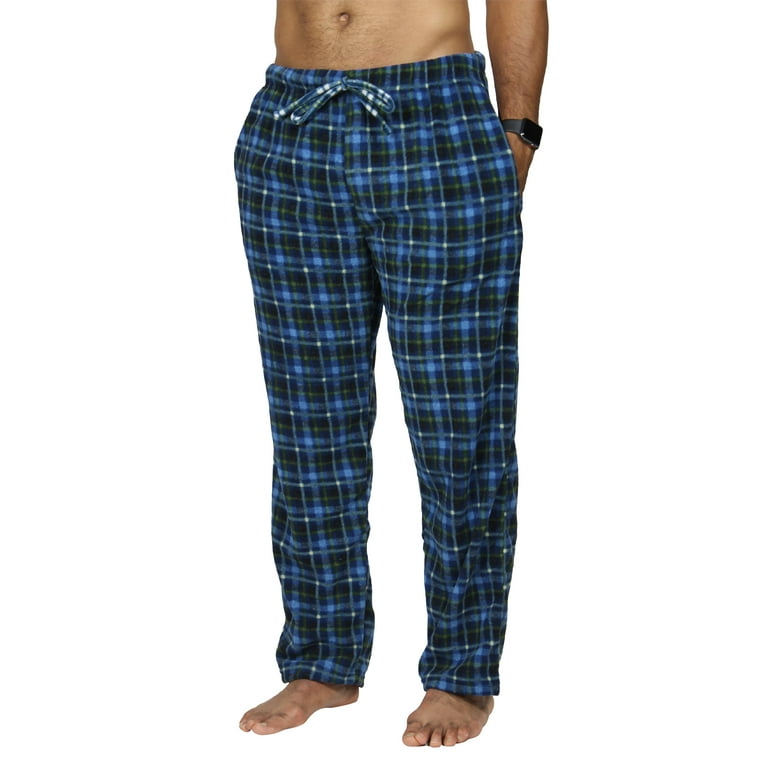 Real Essentials Mens Blue Red Plaid Pajama Pants Size XXXL - beyond exchange