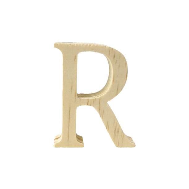 Pine Standing Wood Letter R, 2-Inch, 3-Count - Walmart.com - Walmart.com