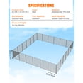 thumbnail image 3 of 4X72 FT Pool Fence,Removable Safety Fencing for Inground Swimming Pools,Heavy-Duty 340Gms Teslin Mesh, Easy DIY Installation, No Tools Required for Child & Pet Safety, 3 of 8