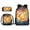 Baseball with Fire, variant on Xixirimido African Boy Basketball Pattern Backpack Set for Kids Boys Girls School Bag with Lunch Bag Pencil Bag Primary Elementary Bookbag 3 Pcs Set