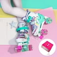 thumbnail image 4 of Rainbow Unicorn Adjustable Roller Skates for Kids with Light up Wheels for Girls and Boys-Small(10C-13C US), 4 of 13