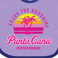 thumbnail image 4 of Inktastic Enjoy the Sunshine Punta Cana Summer Paradise Boys or Girls Baby Bib, 4 of 4